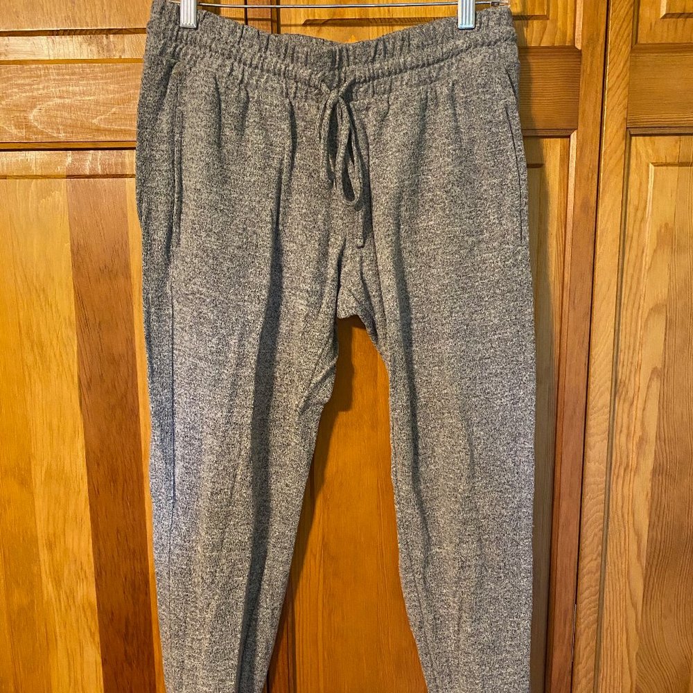 Heather Grey Knit Joggers